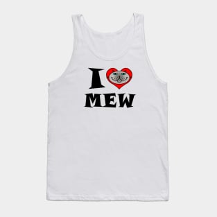 I Heart Cat - Blue Point Siamese Tank Top